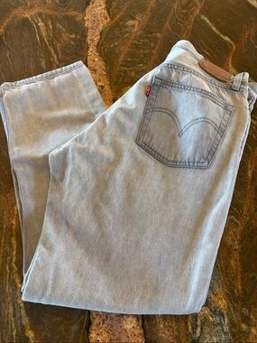 Levi's Light Grey 501 Jeans